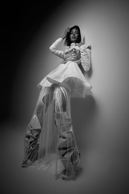 WHITE CLAUDIA SET