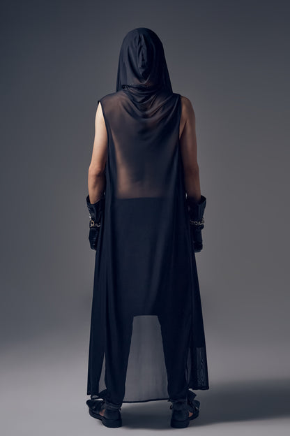 SEE THROUGH LONG VEST