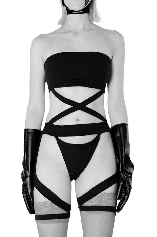 CALL MY LAWYER STRAP BODYSUIT - SALIMSALIMSALIMCALL MY LAWYER STRAP BODYSUIT