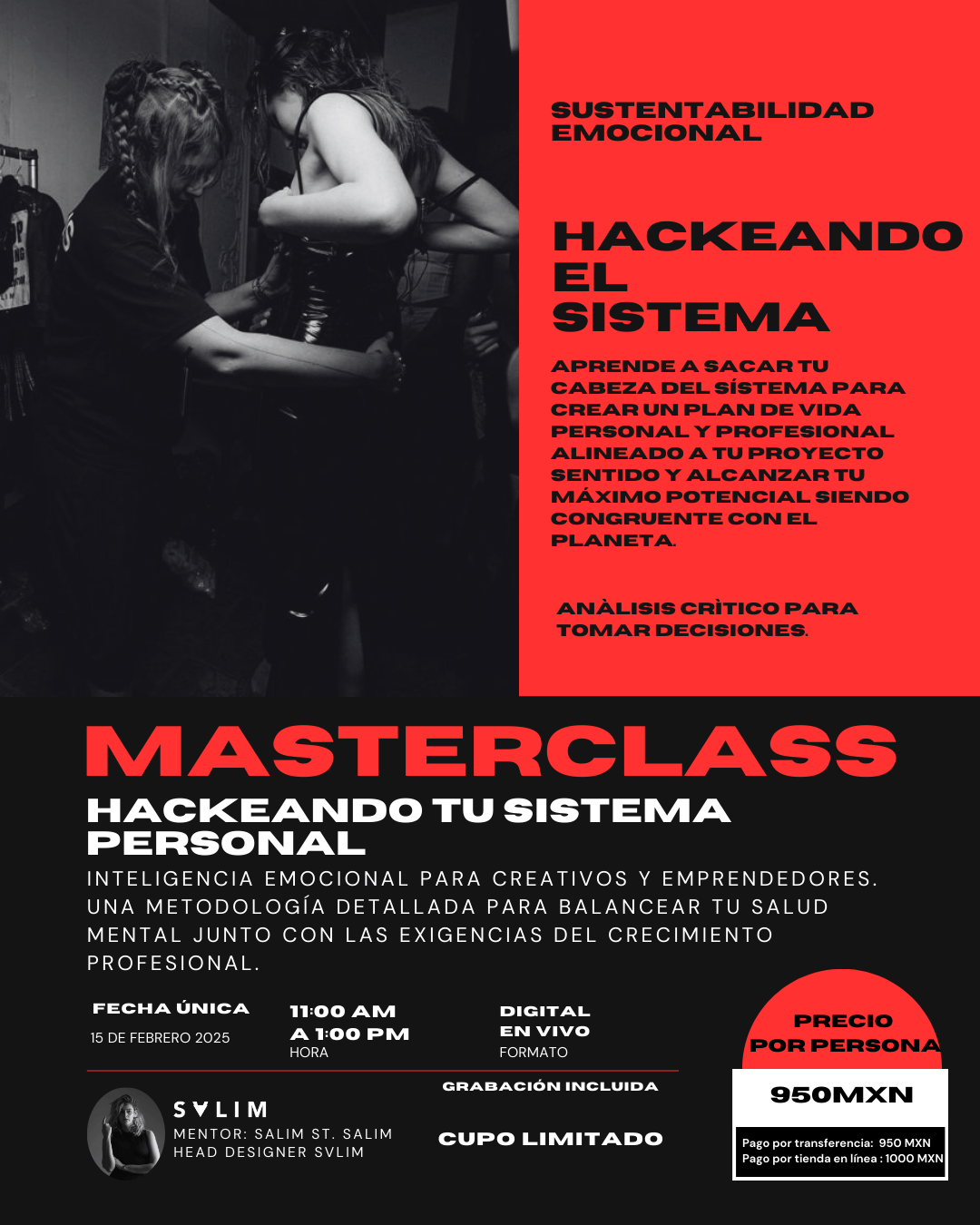 MASTERCLASS HACKEANDO AL SISTEMA - SALIMSALIMSALIMMASTERCLASS HACKEANDO AL SISTEMA