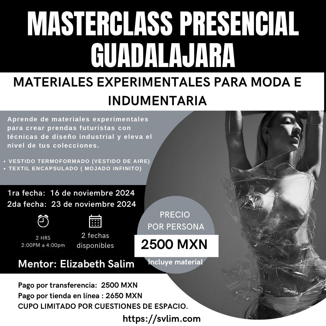 MASTERCLASS MATERIALES EXPERIMENTALES - SALIMSALIMSALIMMASTERCLASS MATERIALES EXPERIMENTALES